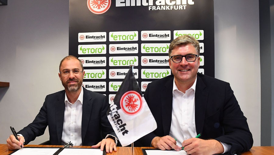eToro wird Premium-Partner von Eintracht Frankfurt