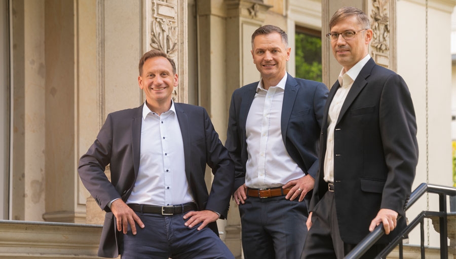 aifinyo -- Der Vorstand der aifinyo AG (v.l.n.r.): Matthias Bommer, Stefan Kempf und Roland Fassauer